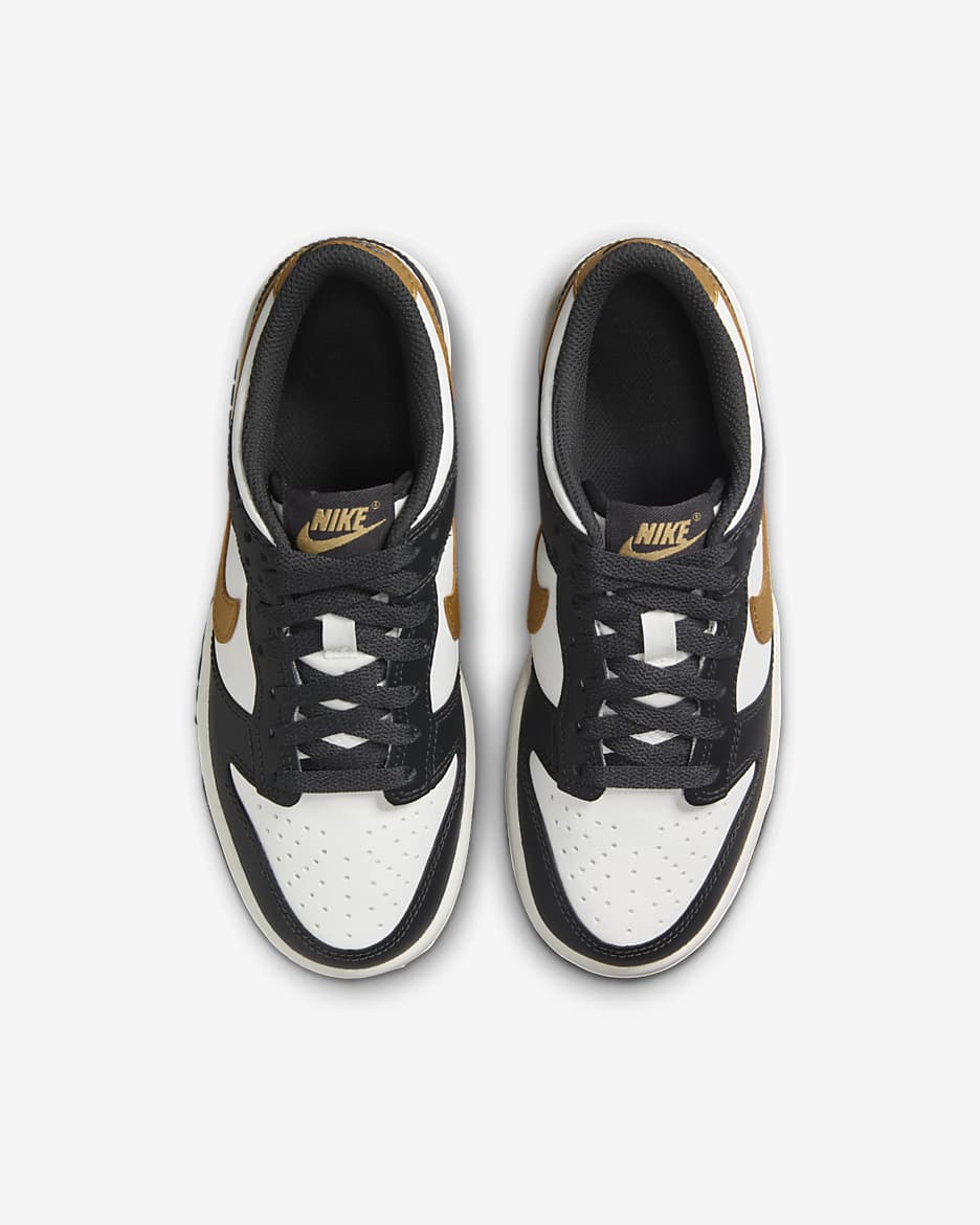 Gold nike shoes kids online